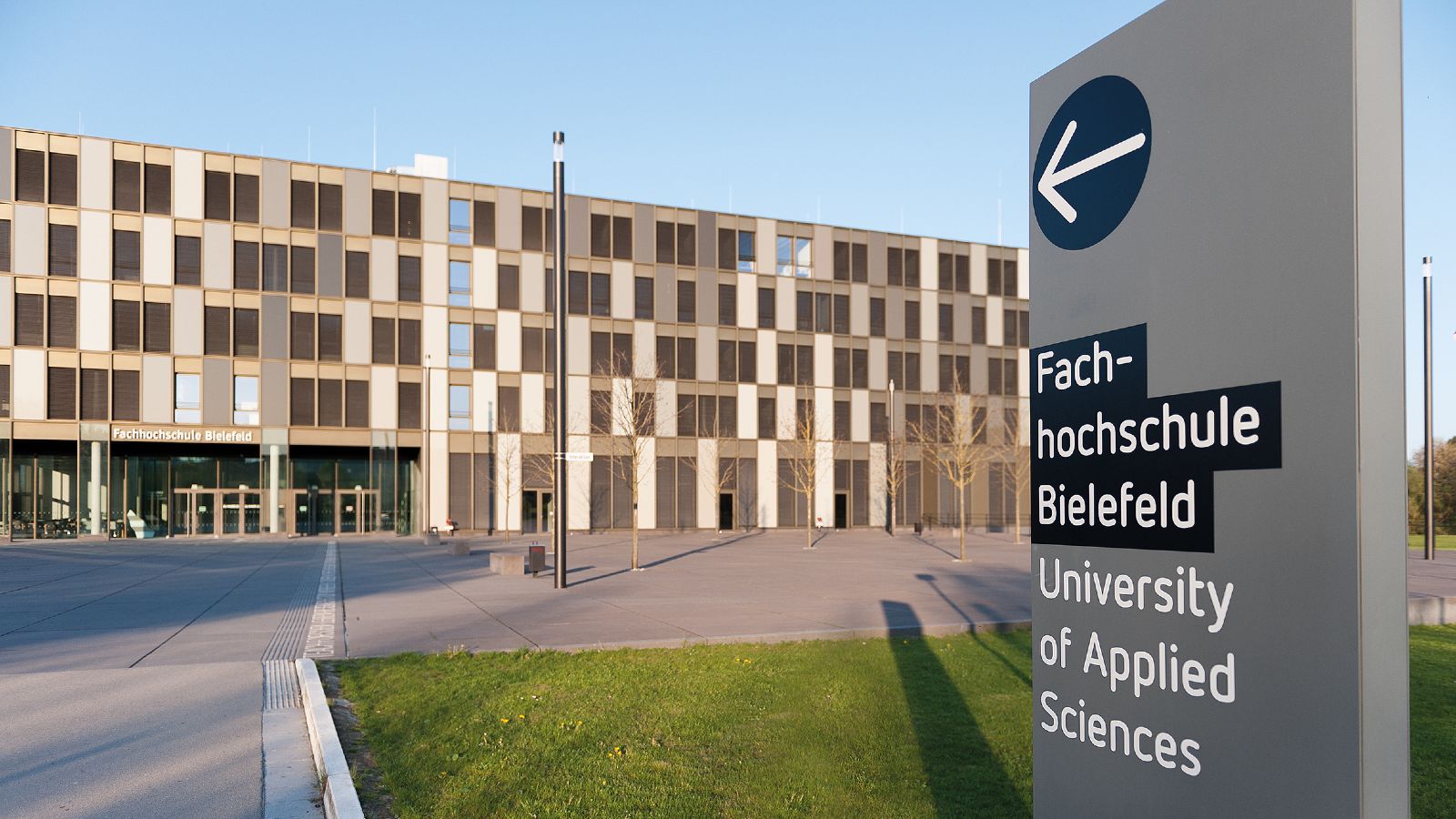 Das Bild zeigt die Hochschule Bielefeld
