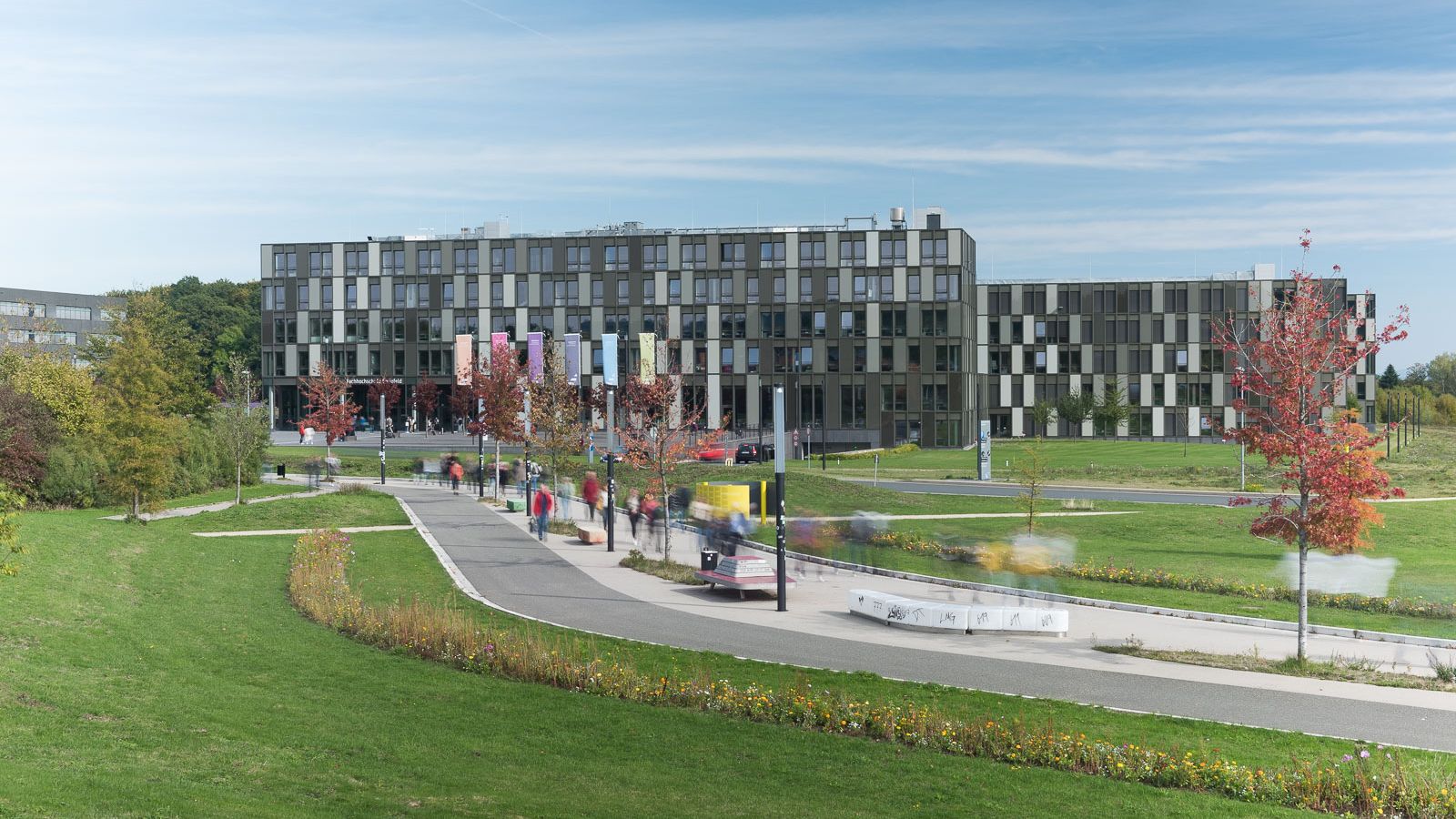 Das Bild zeigt die Hochschule Bielefeld