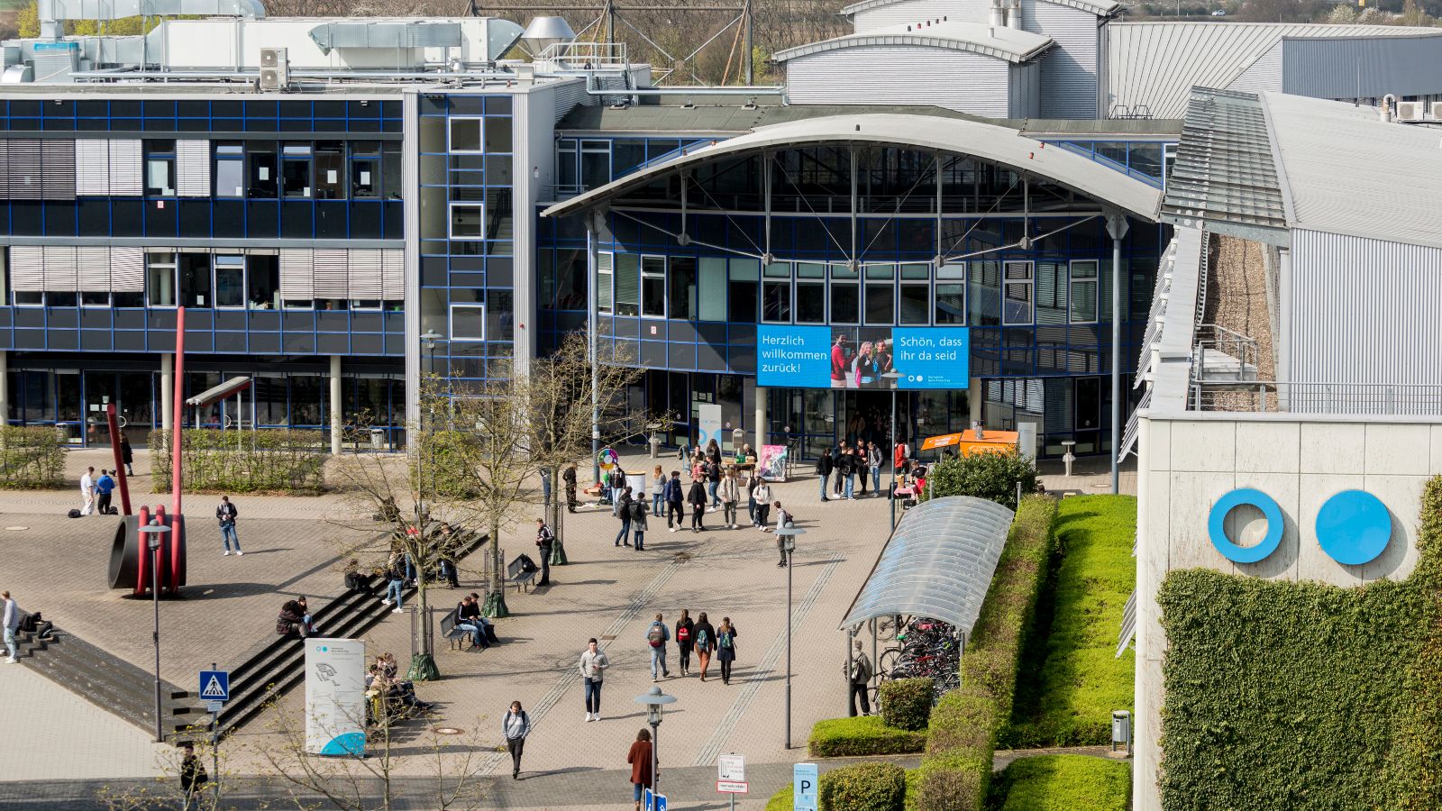 Das Bild zeigt den Campus Sankt-Augustin der HS Bonn-Rhein-Sieg
